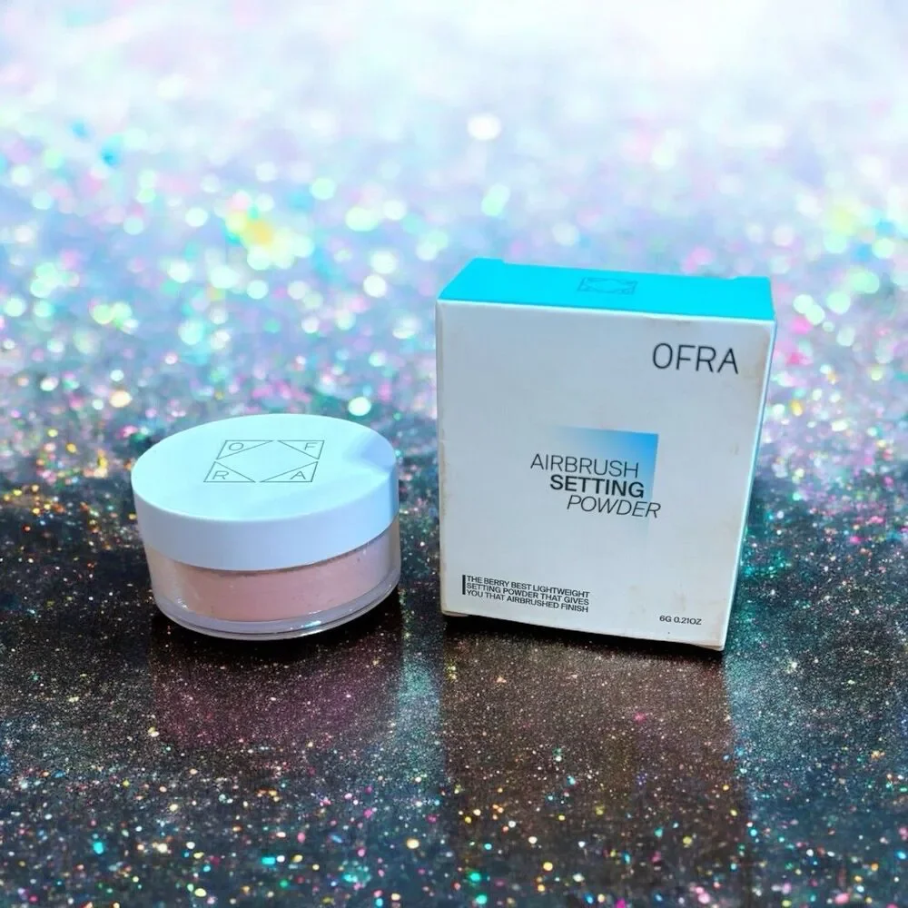 OFRA COSMETICS Air Brush Setting Powder in  Brightening Strawberry 0.21 oz NIB